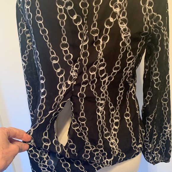 Banana Republic Print Blouse, PM - Picture 3 of 4